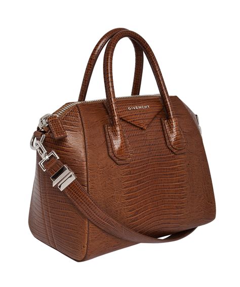 givenchy antigona bag brown|Givenchy crocodile antigona.